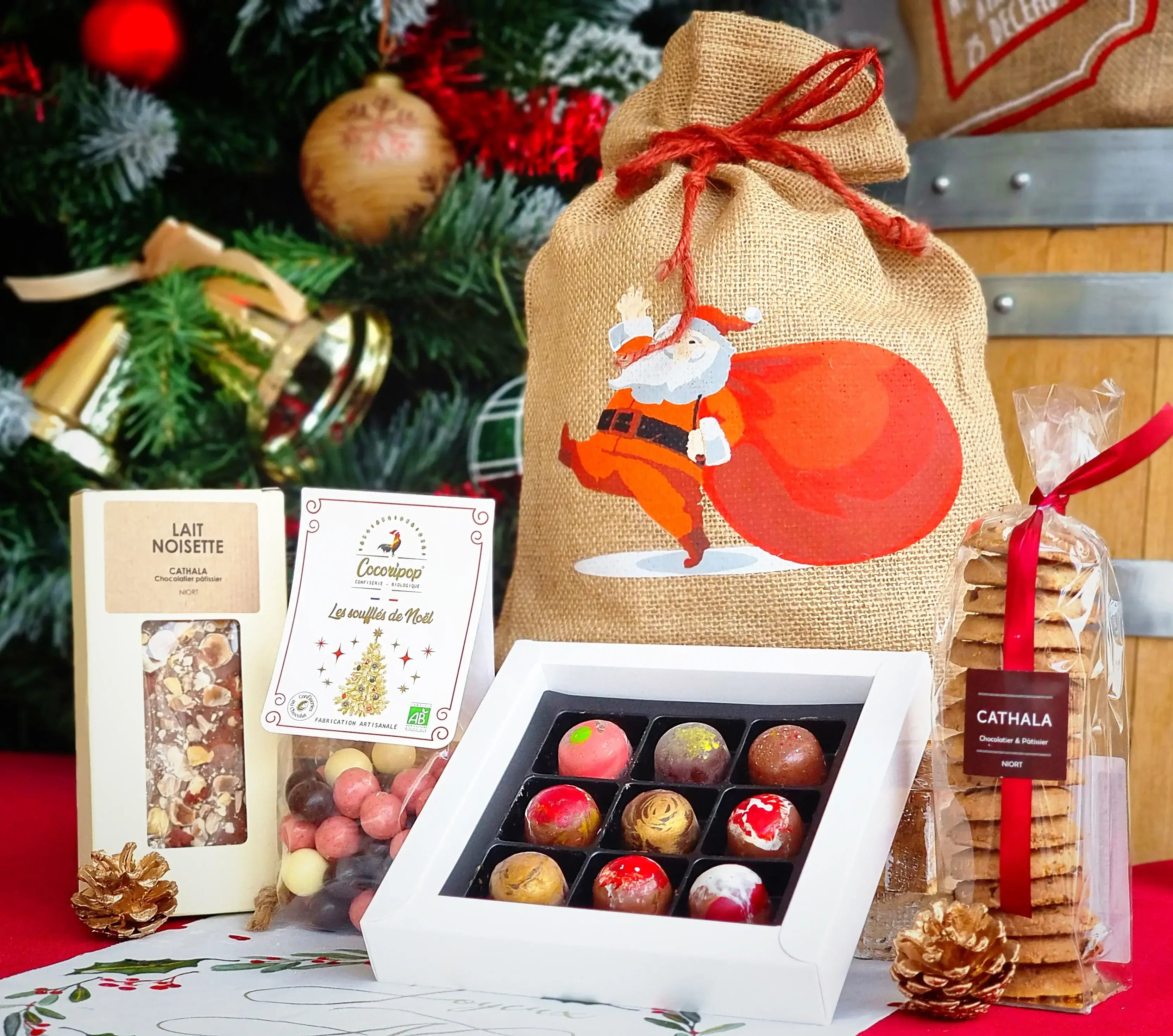Hotte Chocolatée coffret de Noël