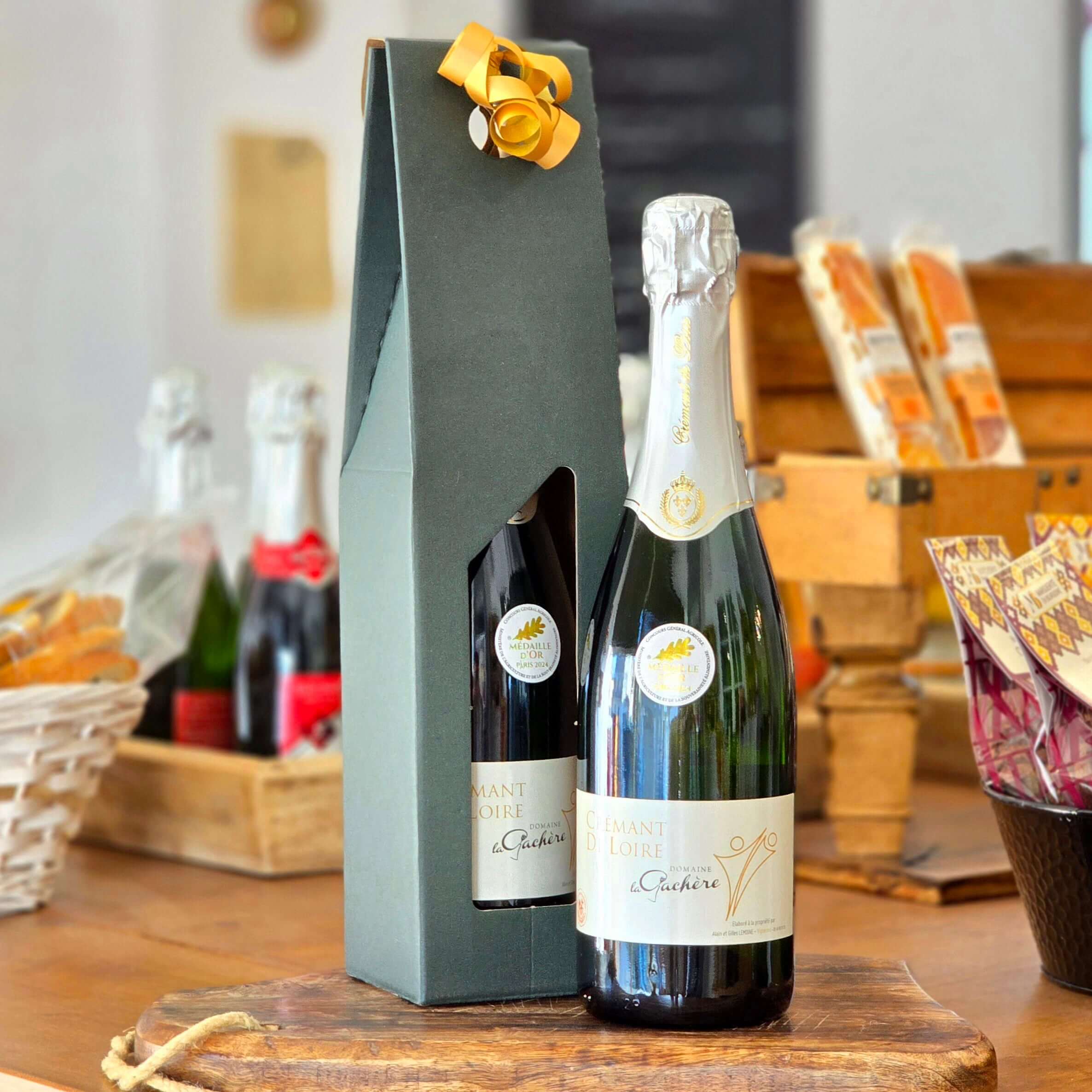 Coffret Cadeau Gourmand - Crémant de Loire - 24/48h - C est Cela