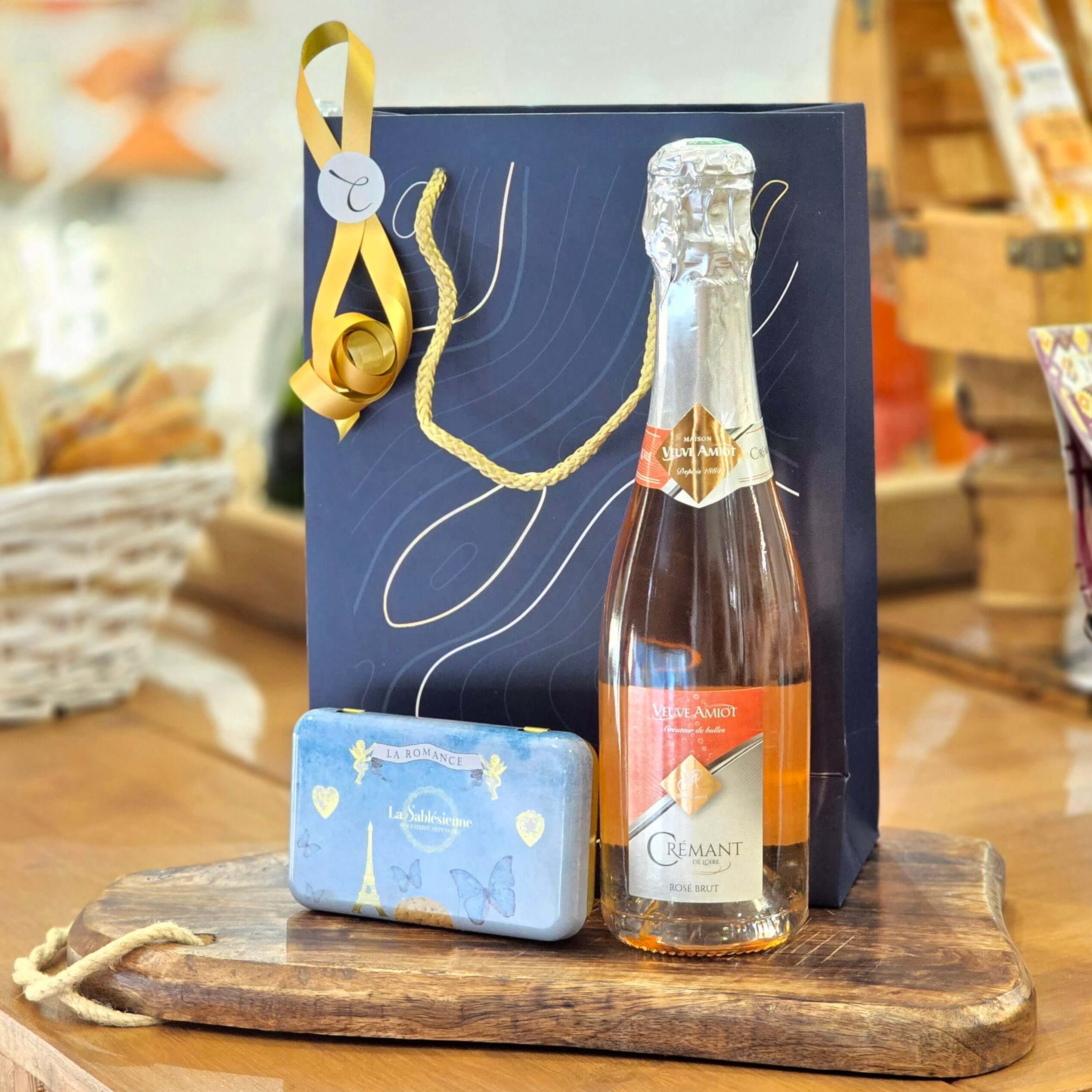 Panier Garni - Poche, Crémant et sablés - Fête des Mères - C'est Cela