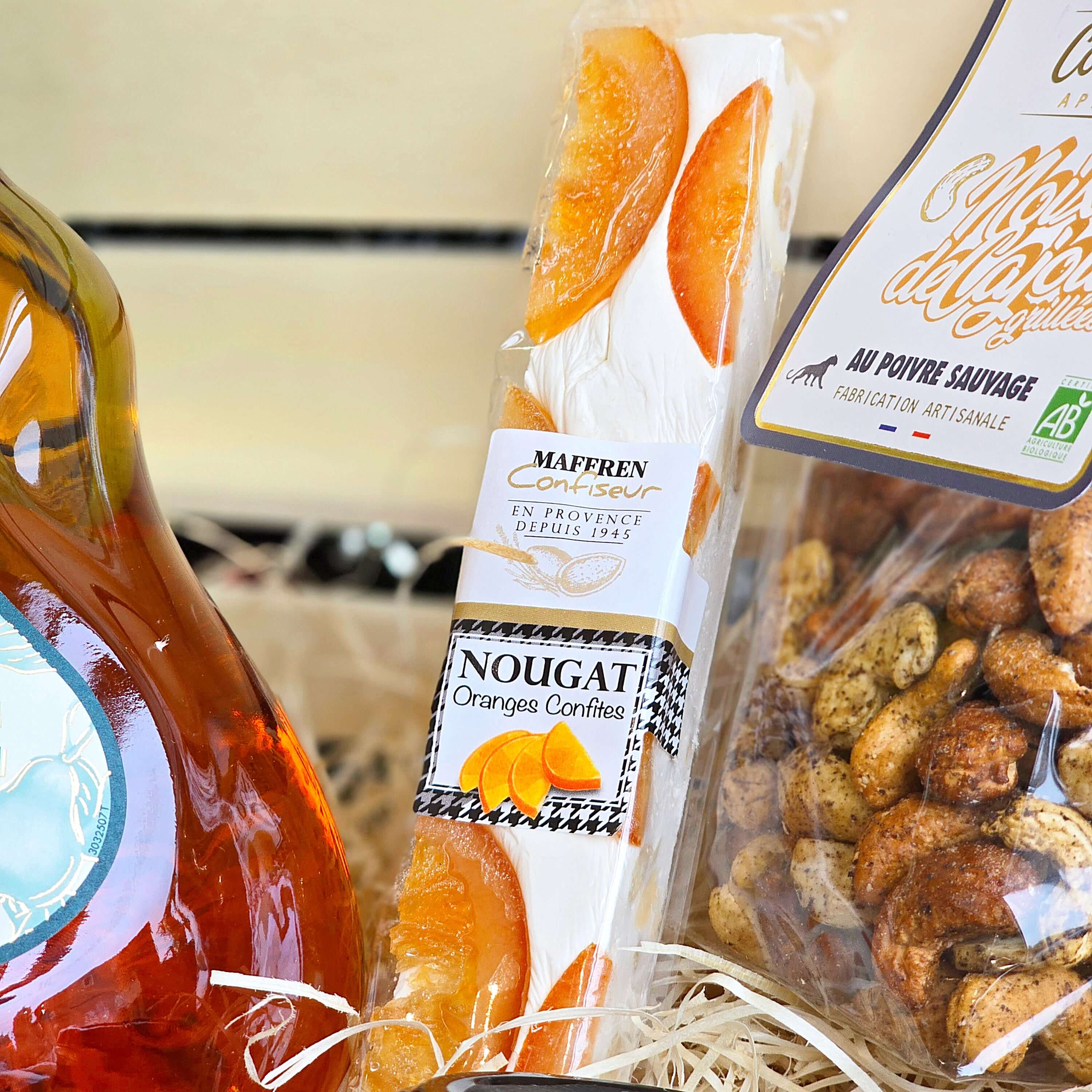 Coffret Gourmand Bois "La Belle des Fêtes"