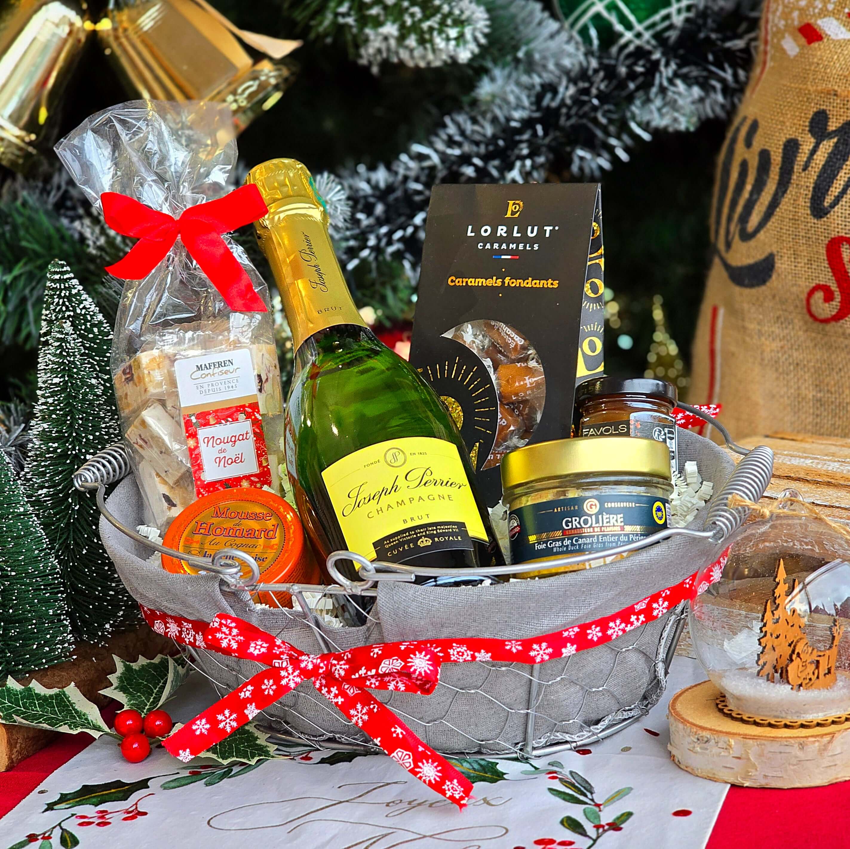 Christmas gourmet basket "Le Festif"