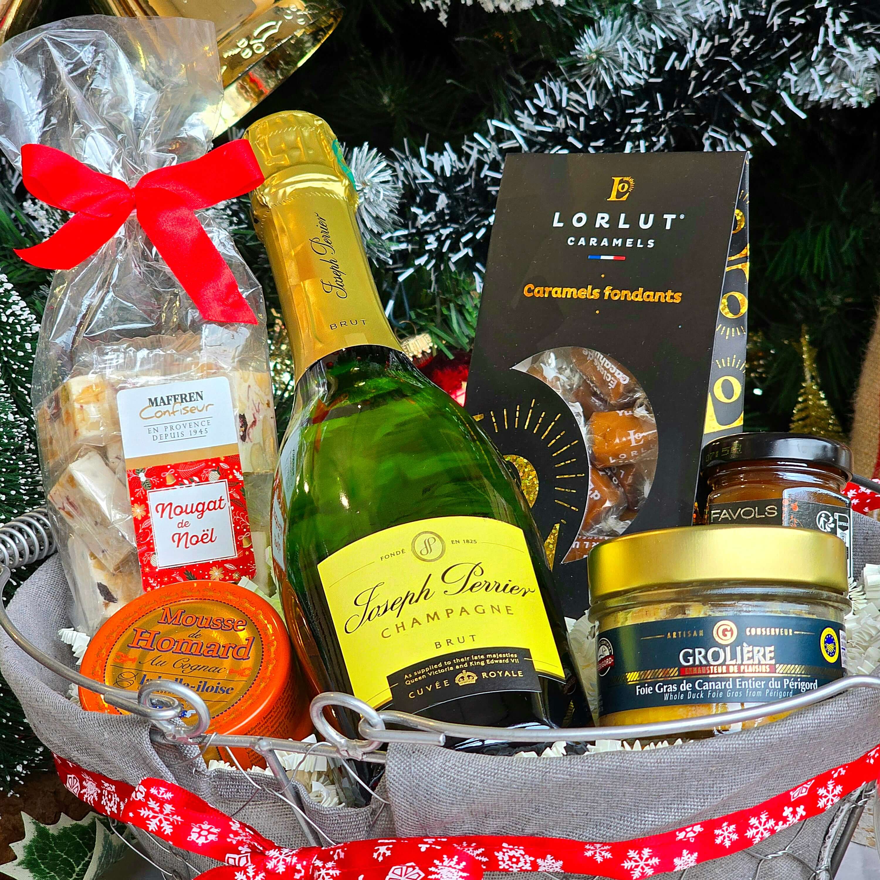 Christmas gourmet basket "Le Festif"