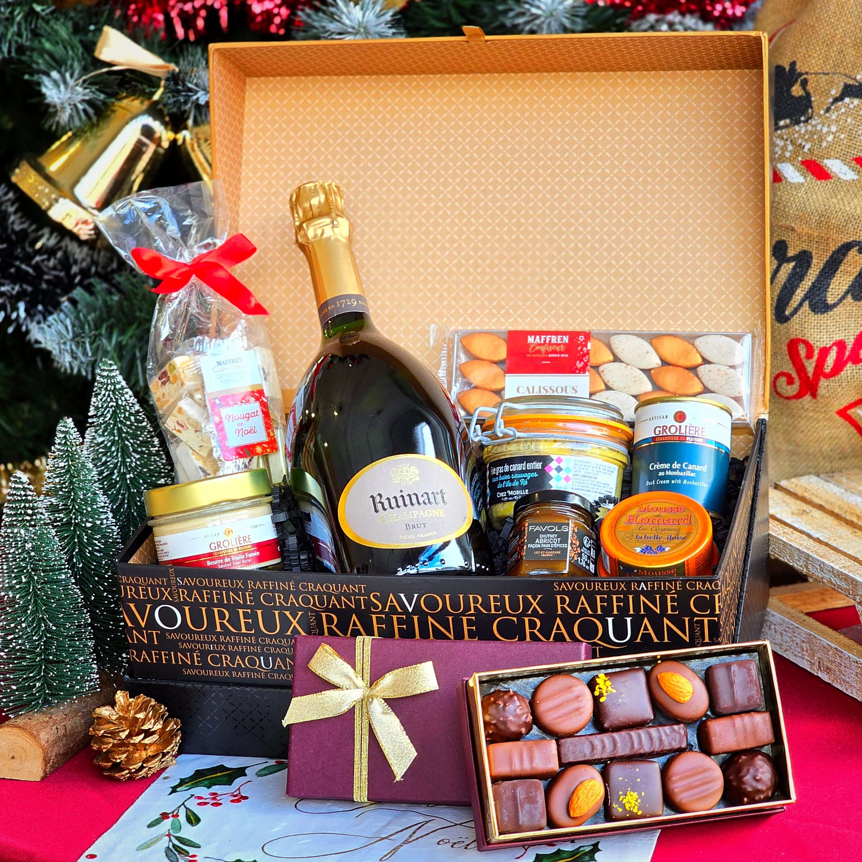 Coffret Gourmand Luxe "Le Ruinart"