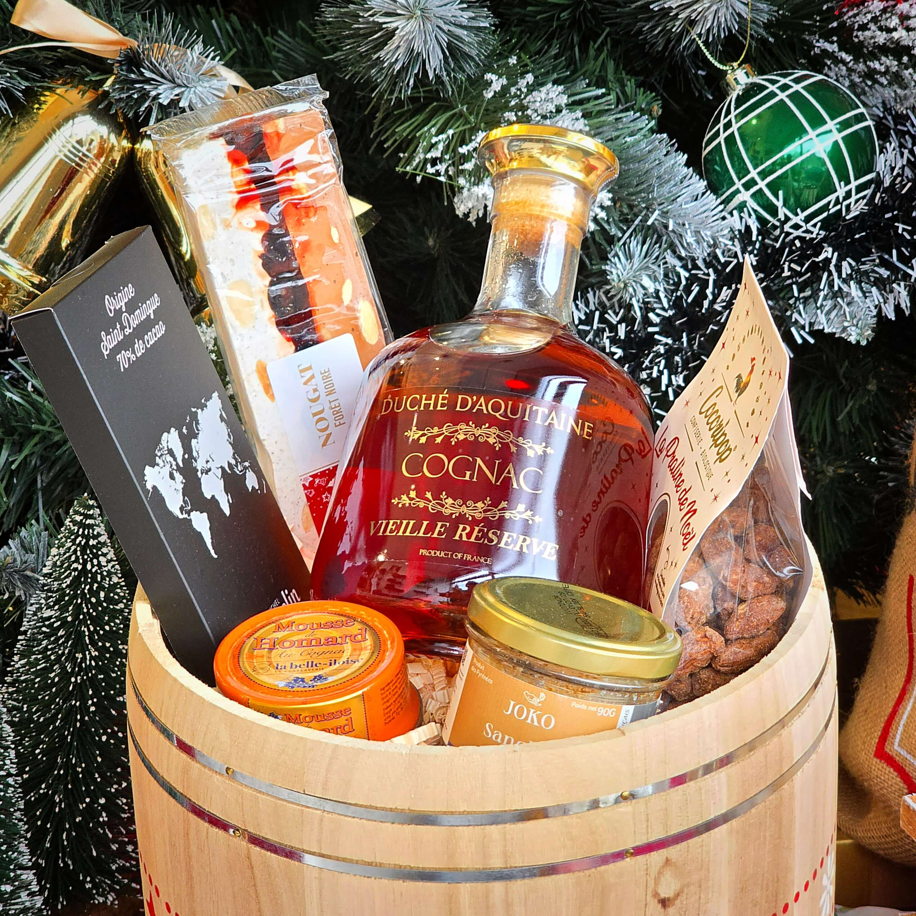 Cadeau Gourmand Original "Le Tonneau Cognac"