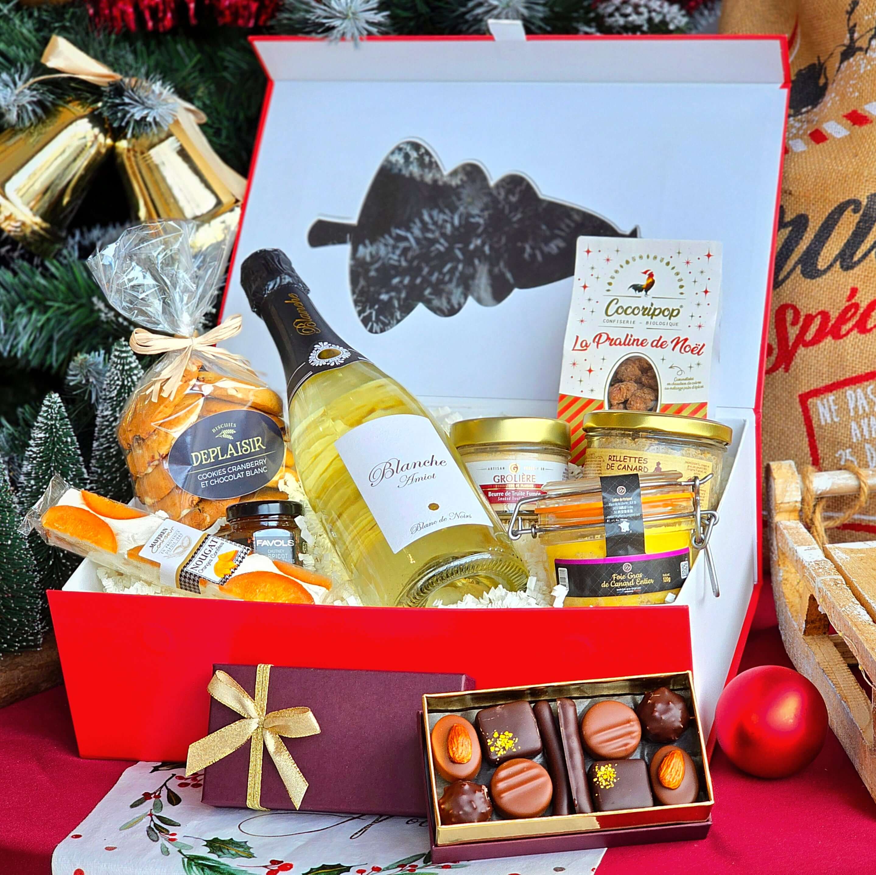 Coffret Gourmand "Blanche de Noël"