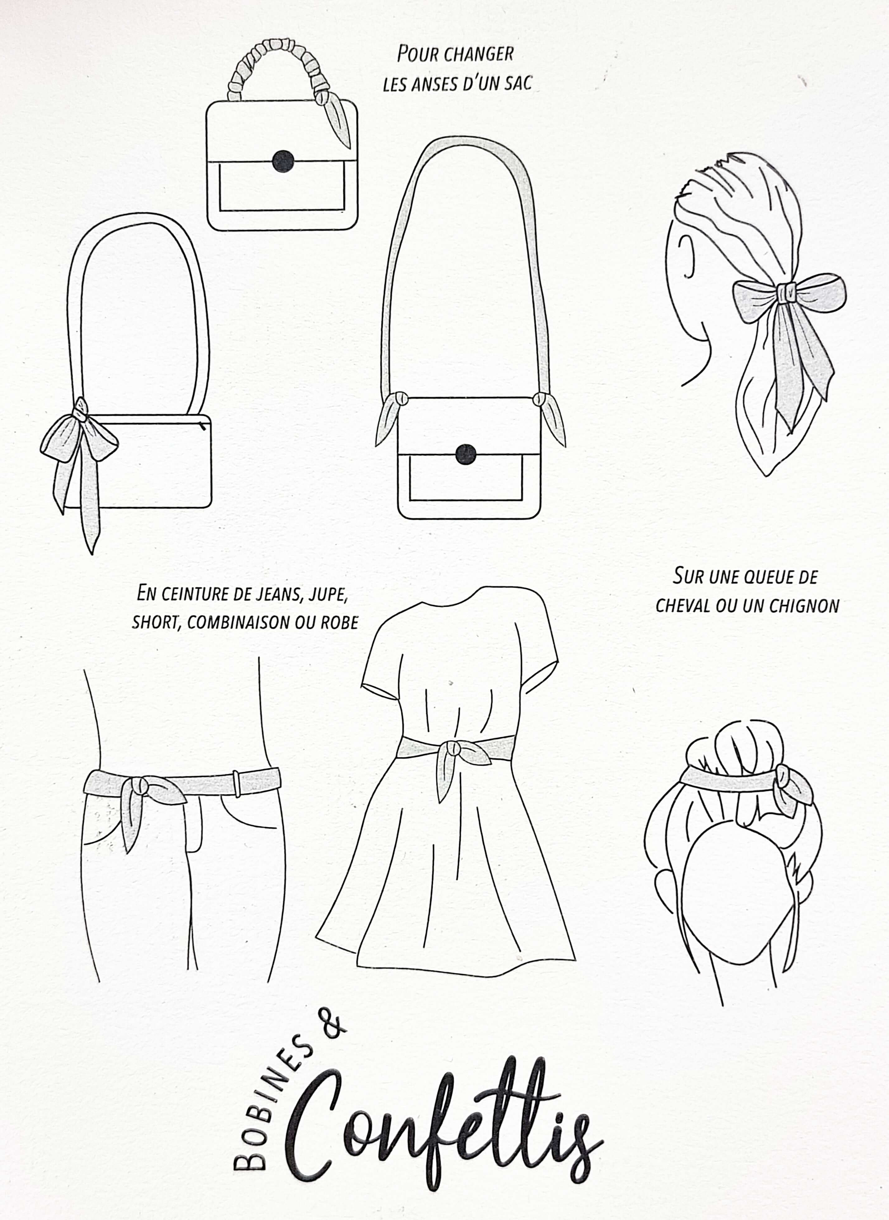 Instructions Foulard Made in France spécial pour maman - C'est Cela