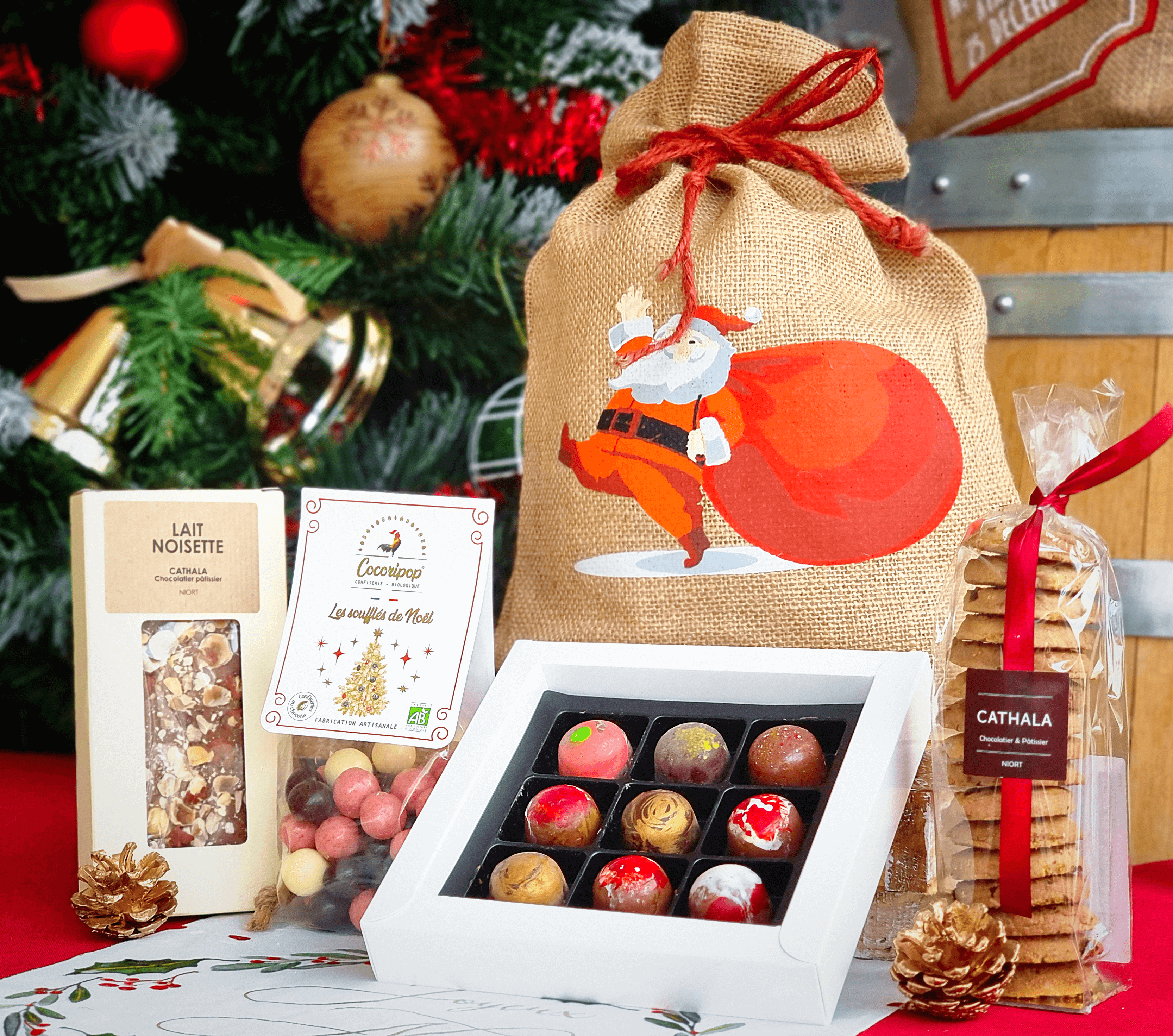 Panier Gourmand - Panier Garni - Cadeau Goumand - "La Hotte Chocolatée" - C'es Cela