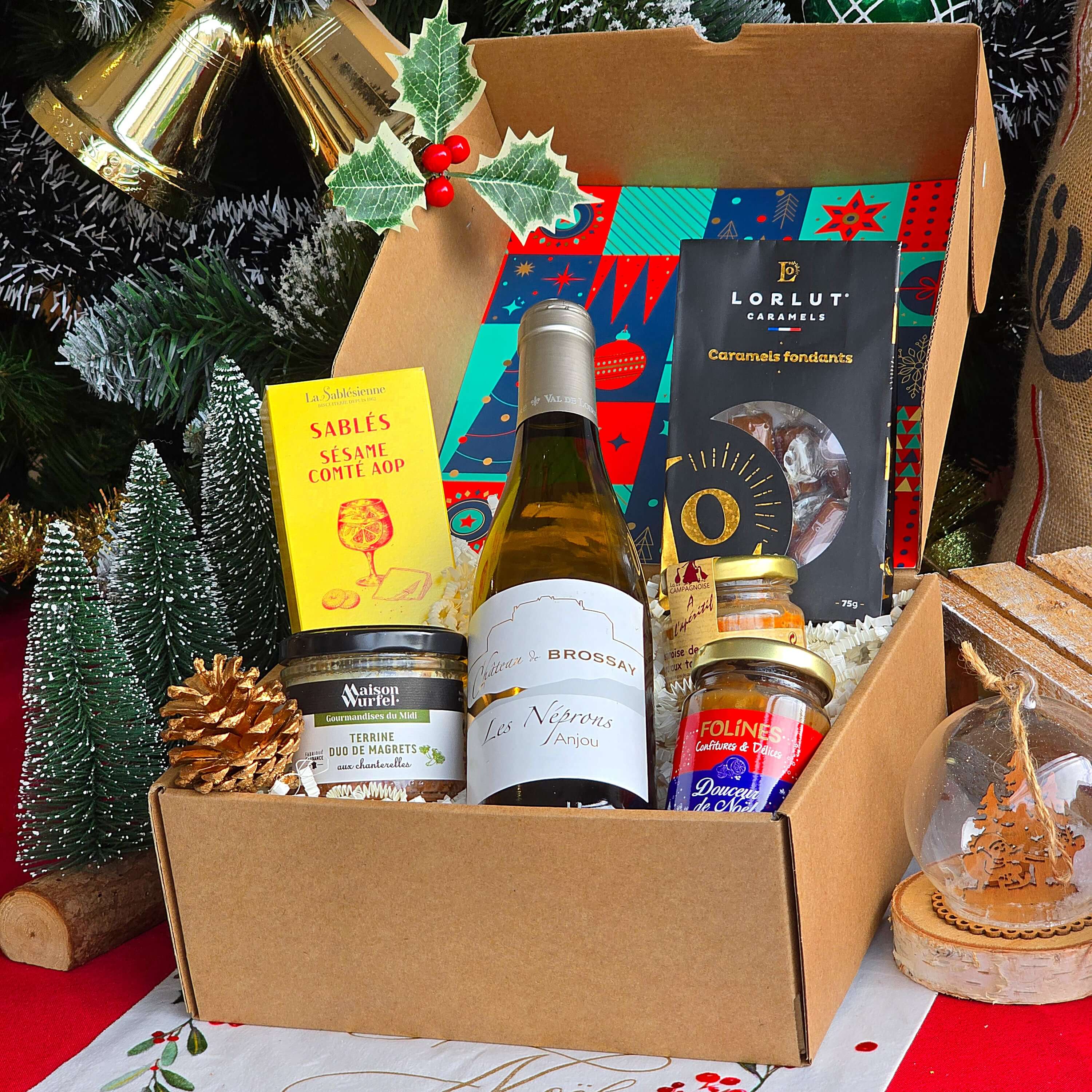 Coffret Gourmand de Noël "Ho! Ho! Ho!"