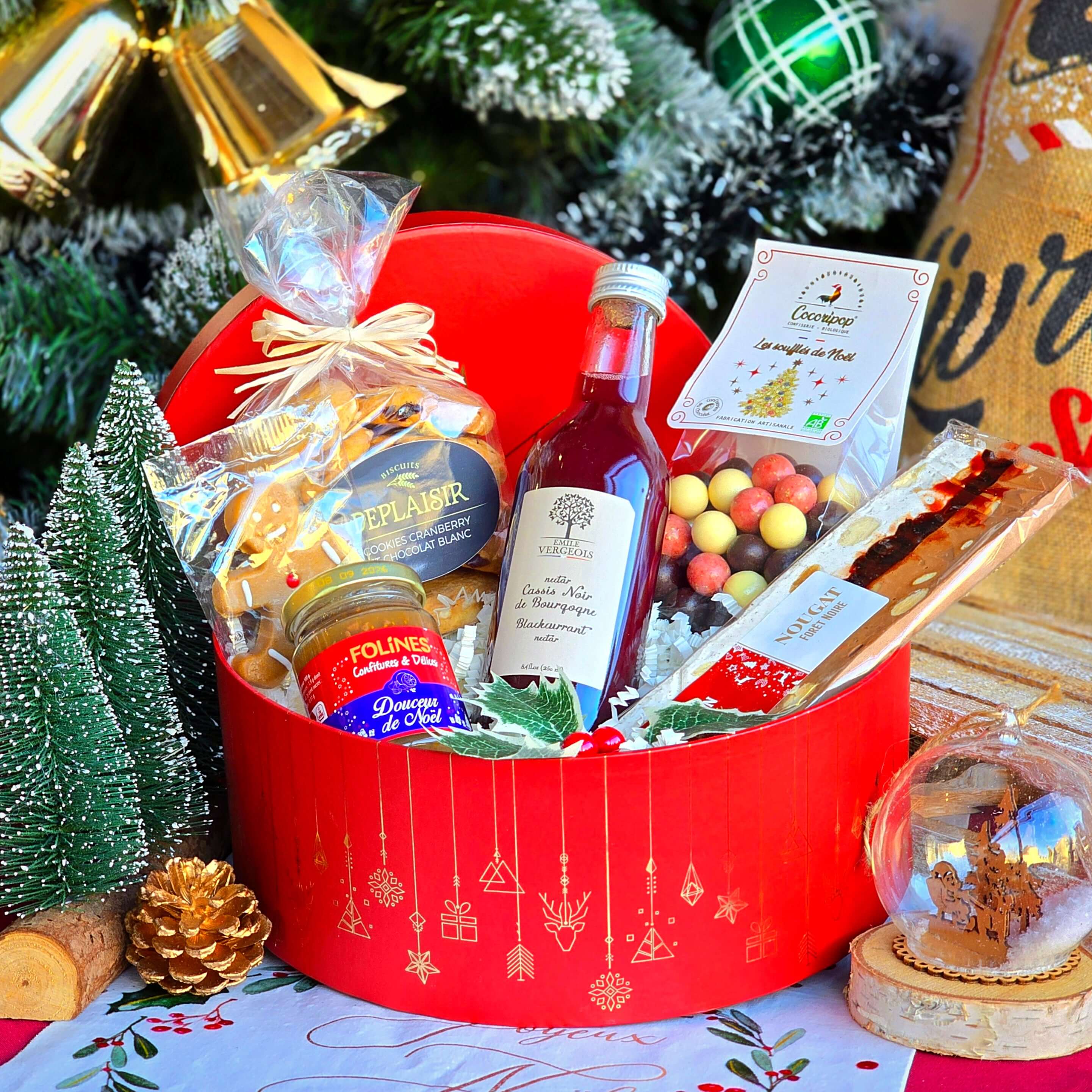 Coffret Gourmand "Chapeau de Noël"