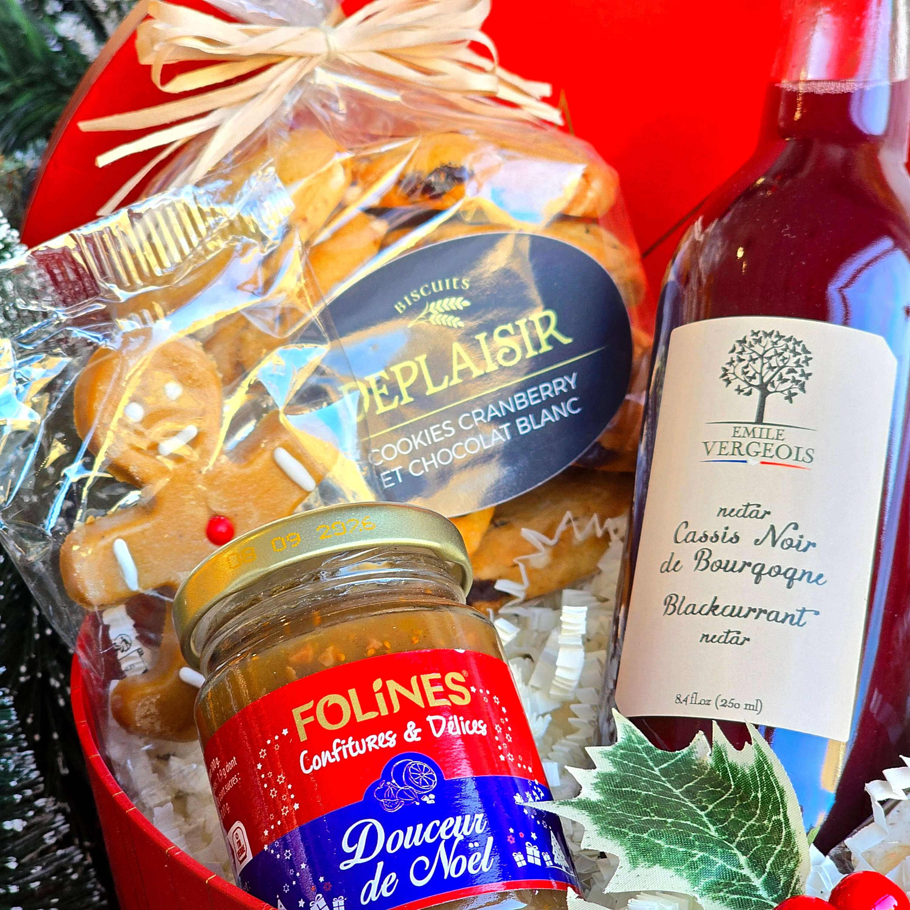 Coffret Gourmand "Chapeau de Noël"