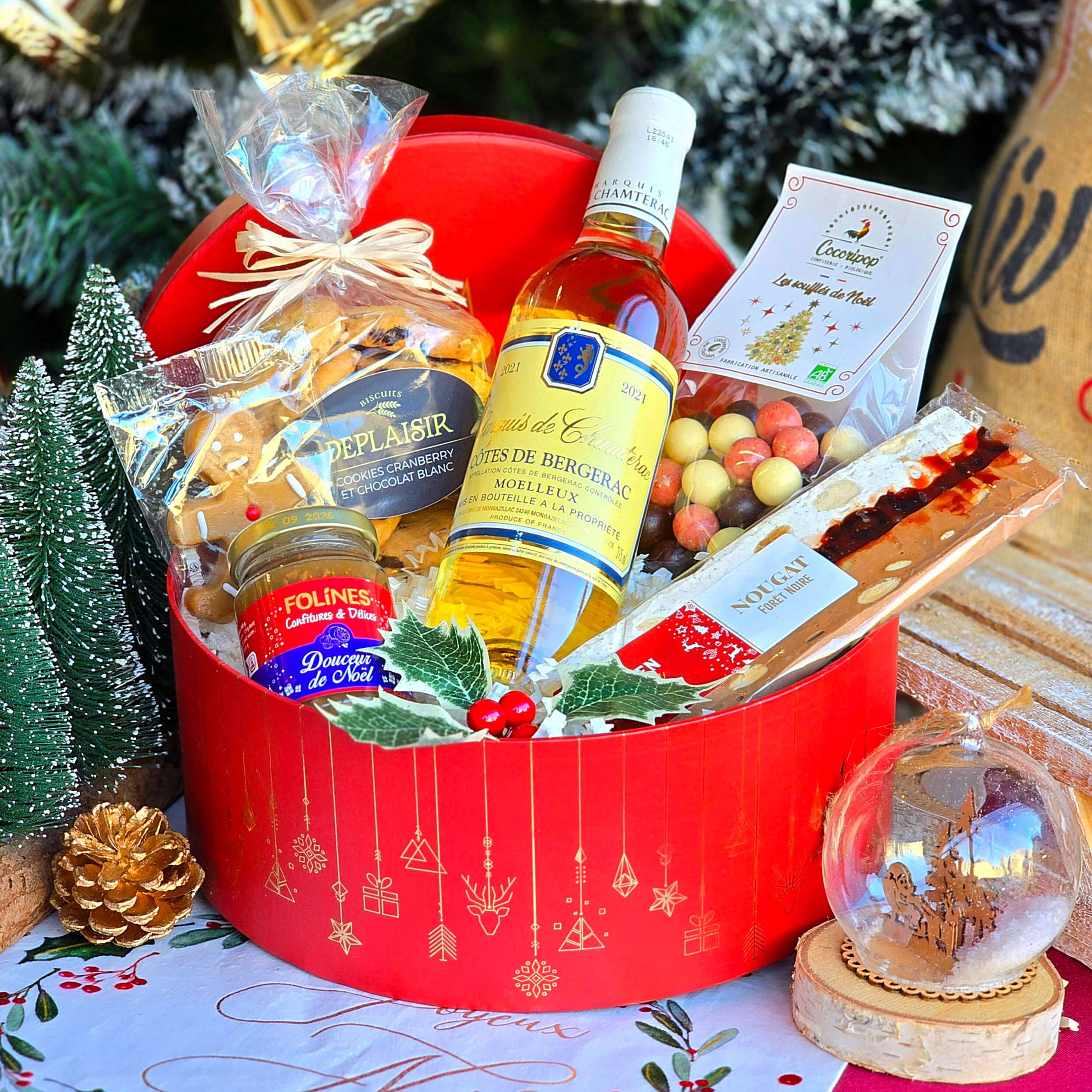 Coffret Gourmand "Chapeau de Noël"