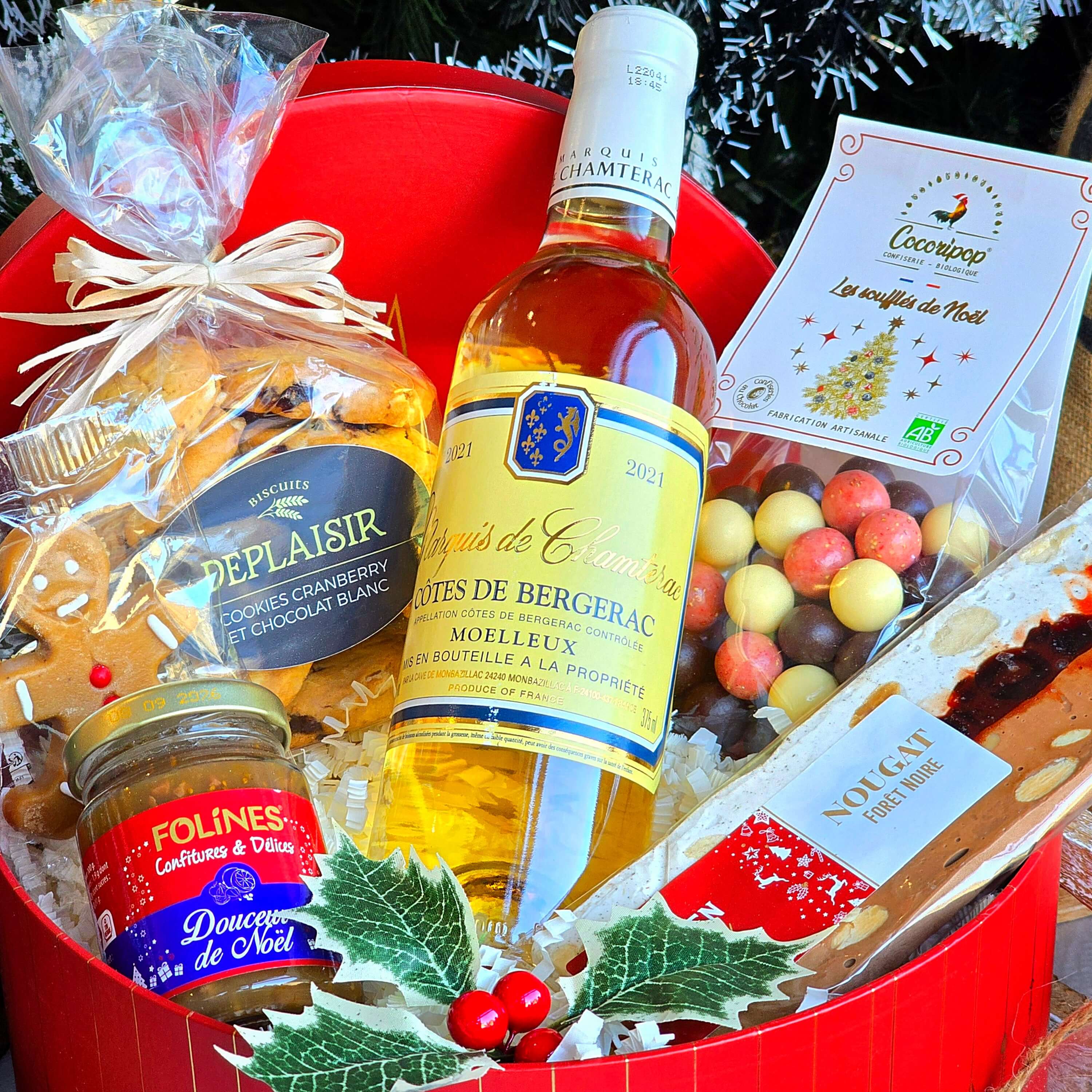 Coffret Gourmand "Chapeau de Noël"