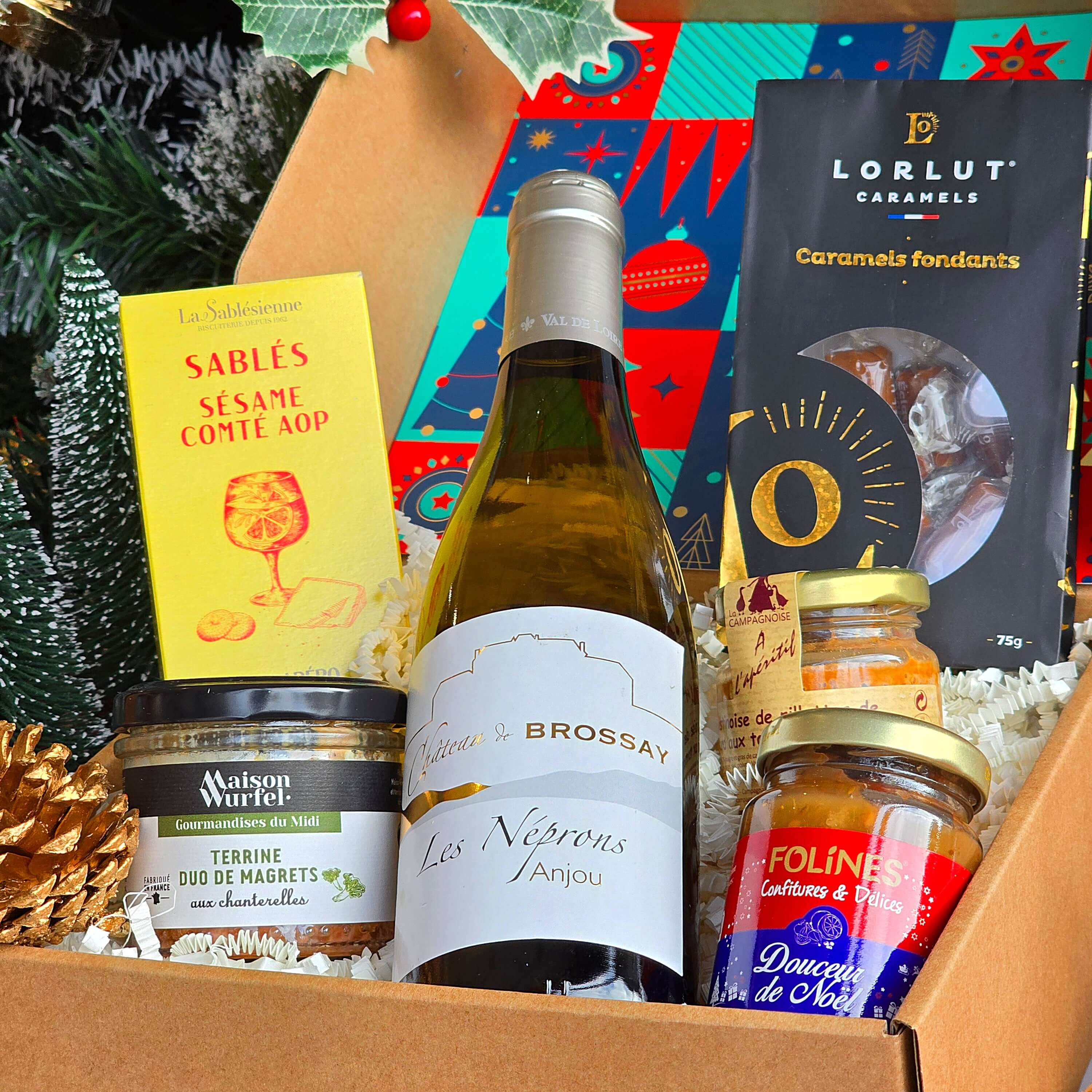Coffret Gourmand de Noël "Ho! Ho! Ho!"