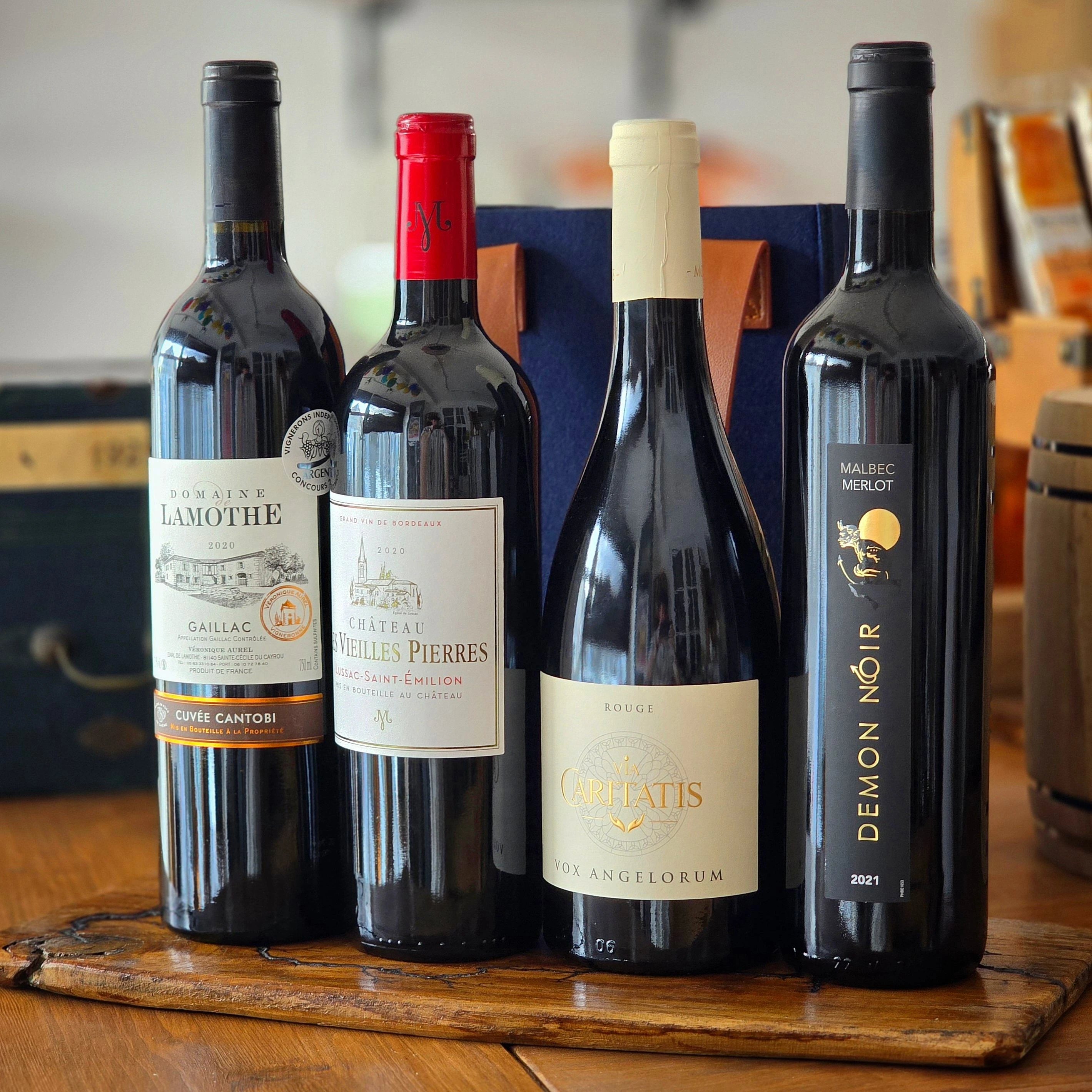 Coffret 4 Vins "Les 4 Fantastiques"