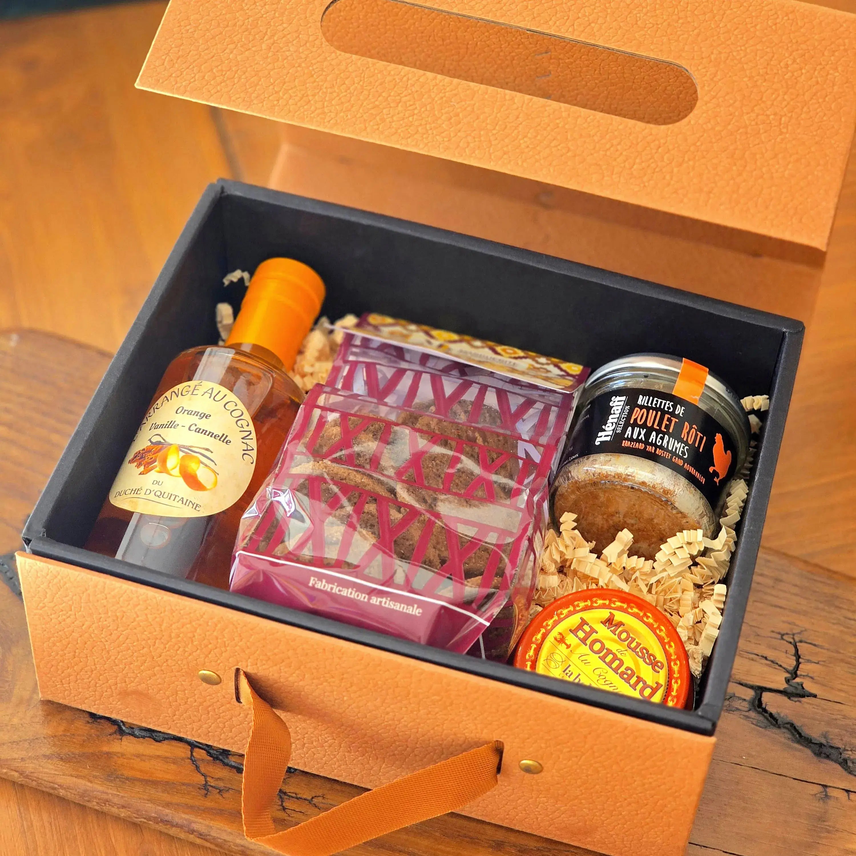 Coffert Cadeau Gourmand - Cognac et Terrines - C'est Cela