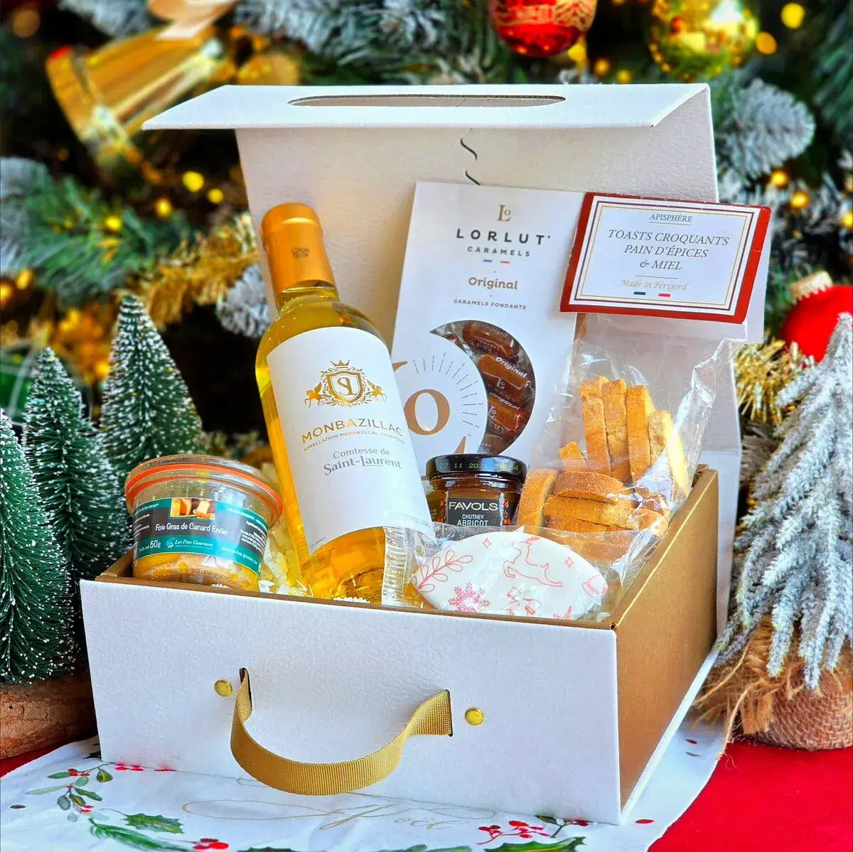 Coffret Gourmand Noël "L'Éclat Doré"