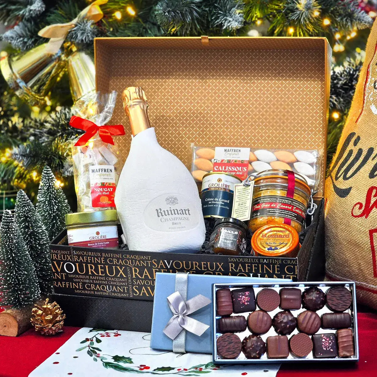 Coffret Gourmand Luxe Champagne Ruinart C'est Cela.webp