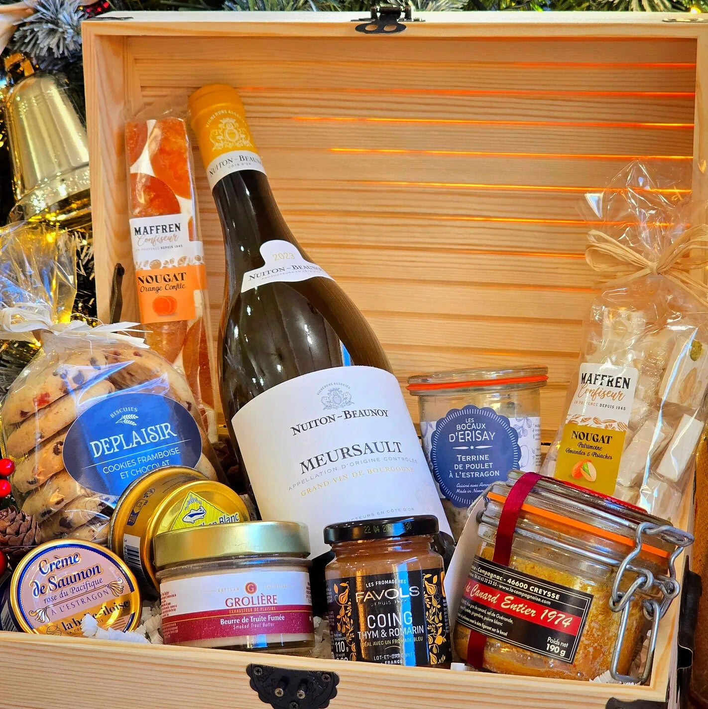 Coffret Gourmand Bois "Le Célébration"