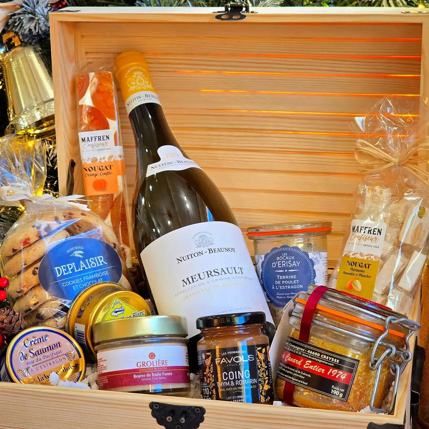 Coffret Gourmand Bois "Le Célébration"