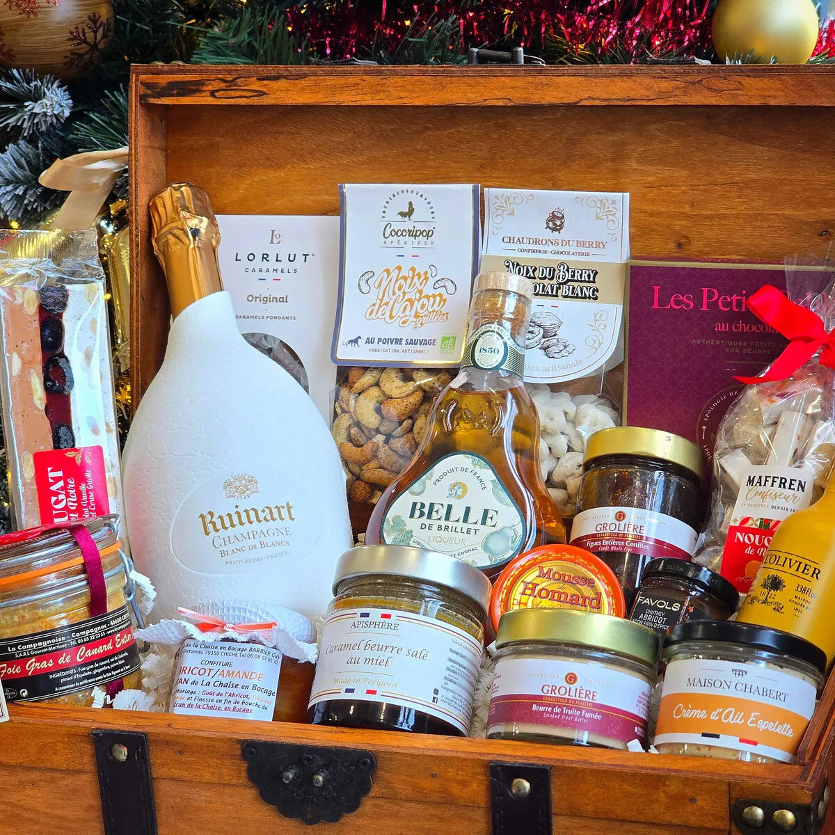 L'épicurien Panier Garni Noël Luxe intérieur - C'est Cela.webp