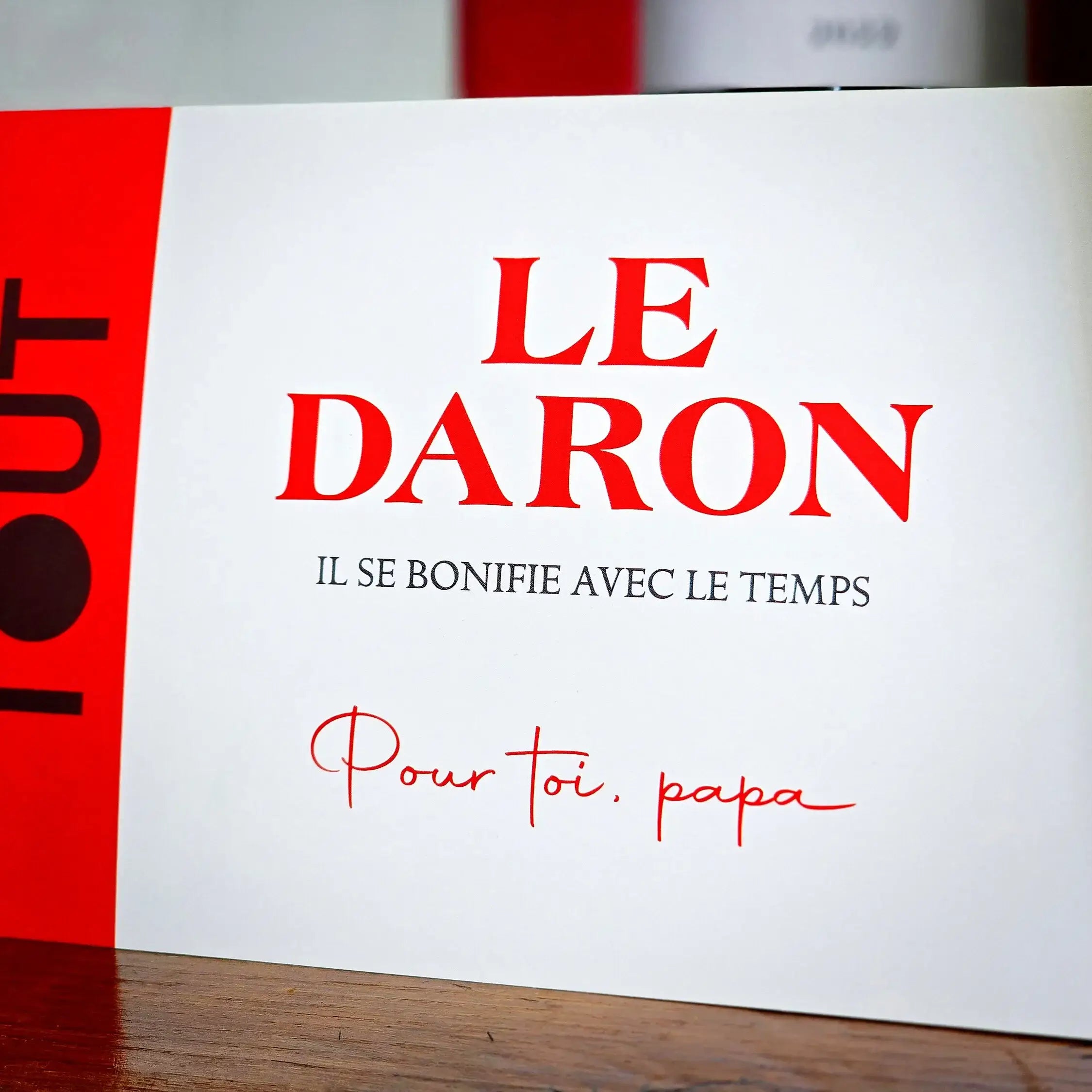 Le Daron 2022 - Bordeaux 75cl avec Coffret & Carte