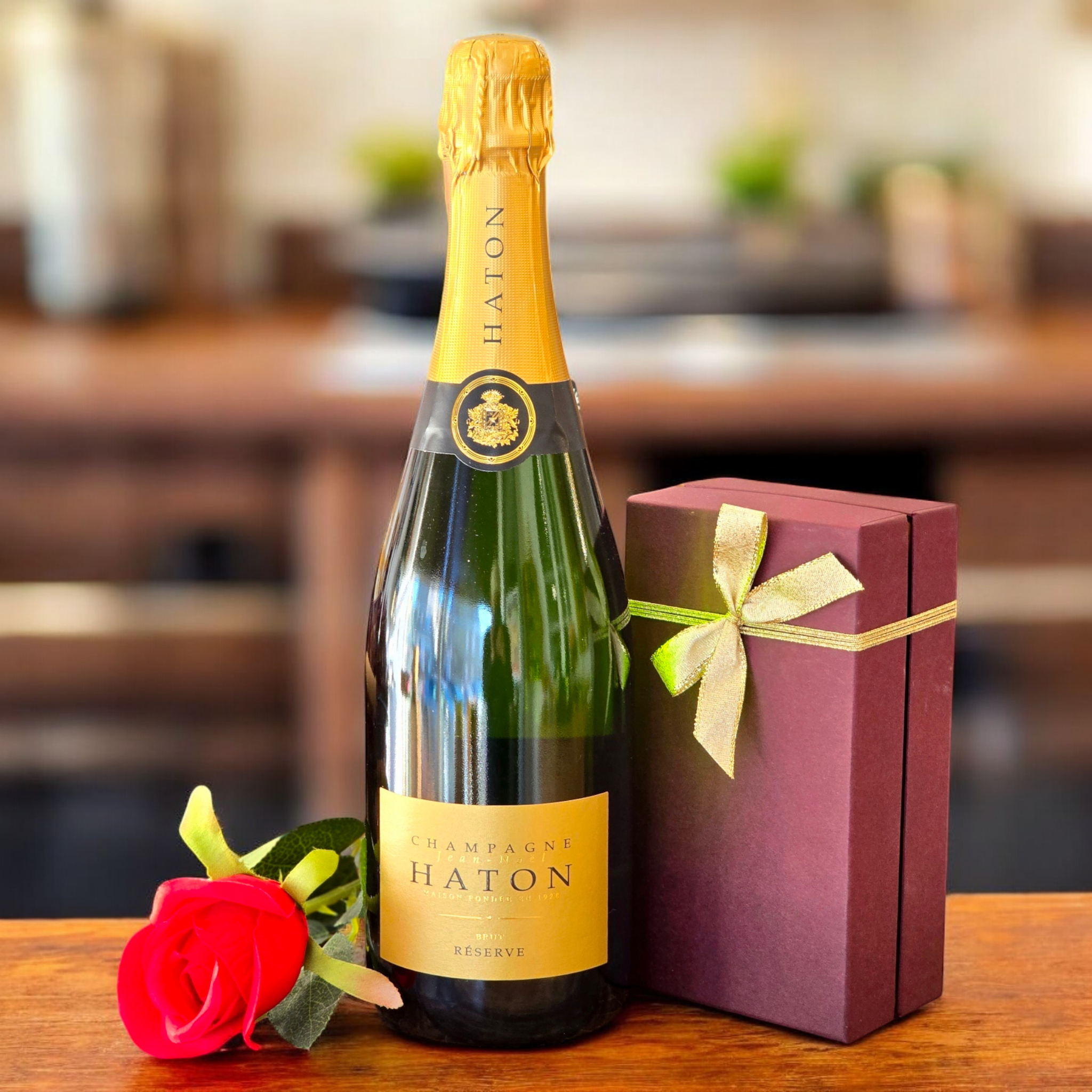 Gourmet gift - Champagne & Writer
