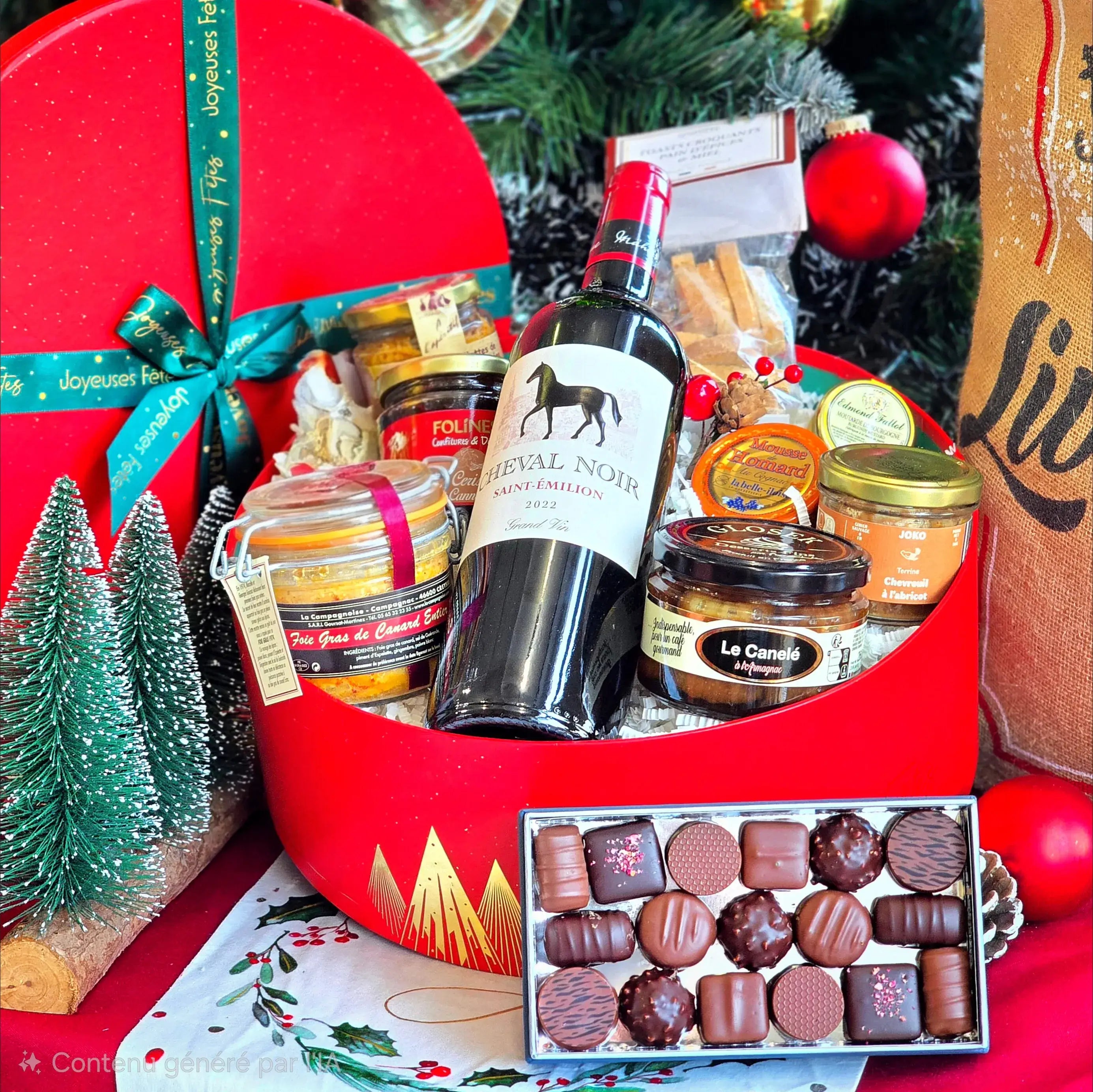 Coffret Gourmand Noël "Le Cheval Noir"