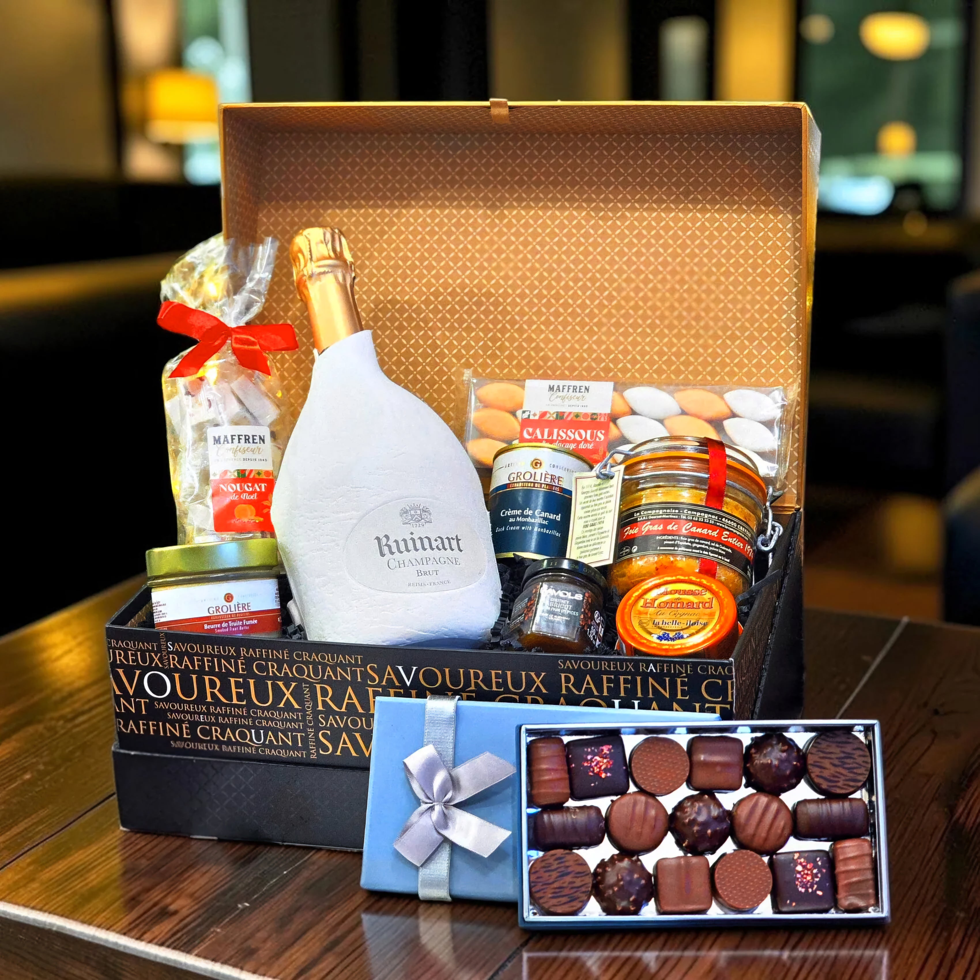 Coffret Gourmand Luxe "Le Ruinart"