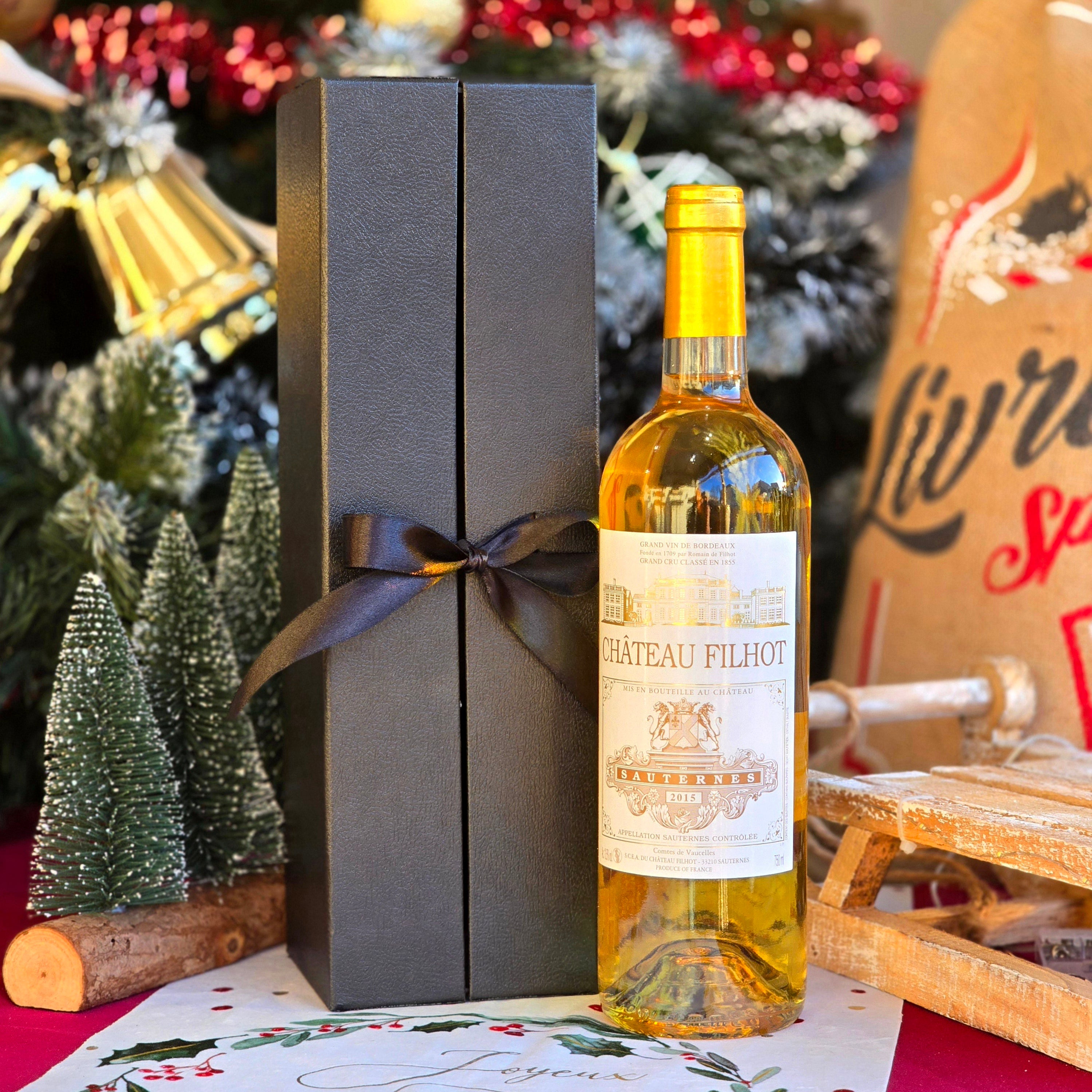 Grand Cru Classé Château Filhot 2015 - Sauternes 75cl avec Coffret