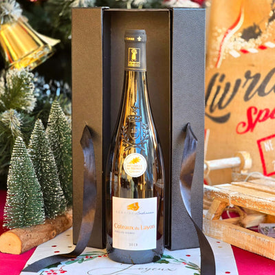Cadeau Gourmand Noël - Vin Blanc et Coffret - C est Cela