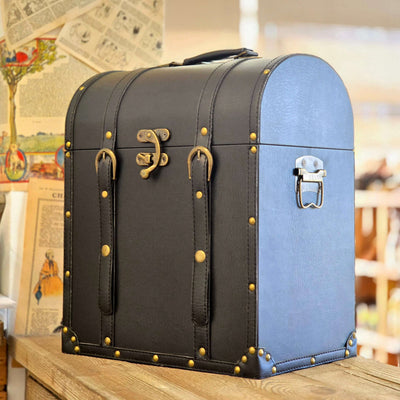 Coffret Gourmand Luxe - Coffre en Cuir Noir - 24/48h - C'est Cela