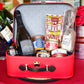 Gourmet-Liebhaber-Box „Großer Koffer“.
