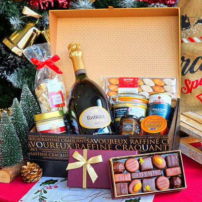 Coffret Gourmand de Noël "Le Ruinart"