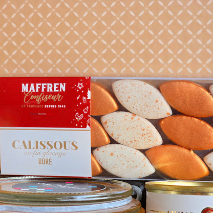 Reglette Calissons Dorés 110g - Maffren Confiseur