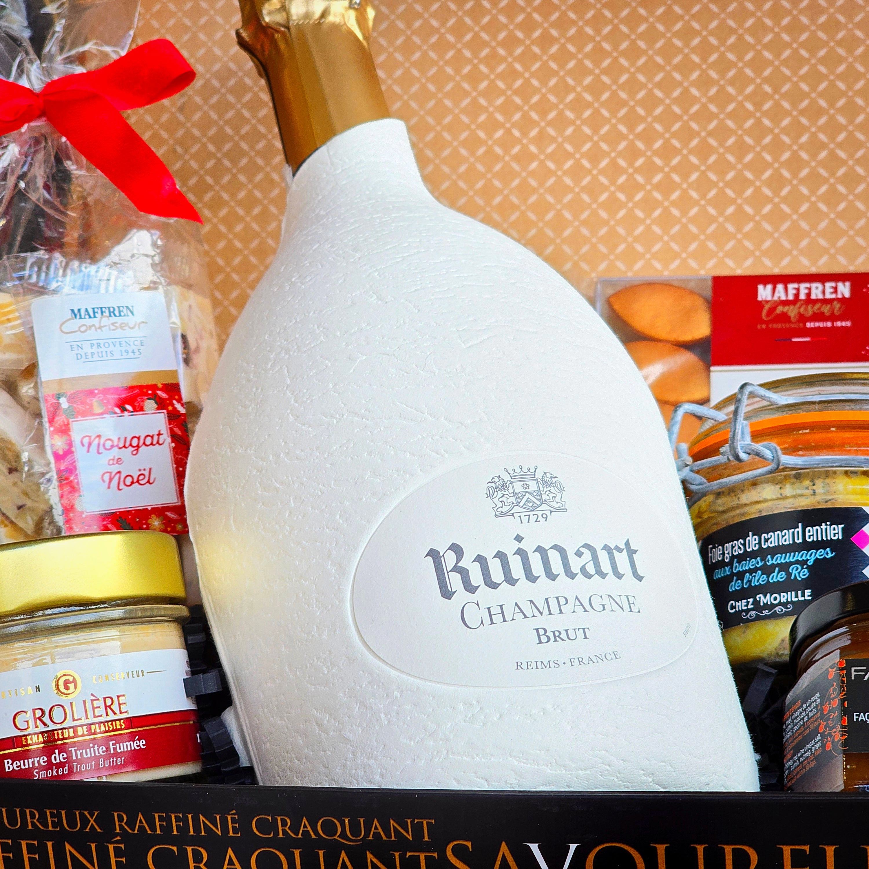 Coffret Gourmand de Noël "Le Ruinart"