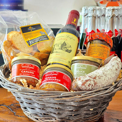 Panier Gourmand - Vin et Saucisson - 24/48h - C'est Cela