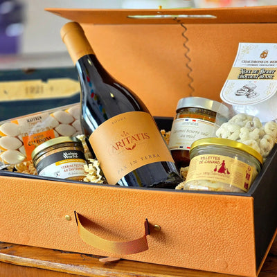 Coffert Cadeau Gourmand - Vin Rouge et Calissons - C'est Cela