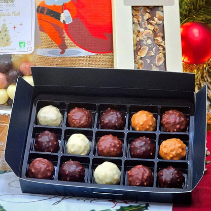 Chocolats Hotte chocolatée Panier Garni Noël C'est Cela.webp