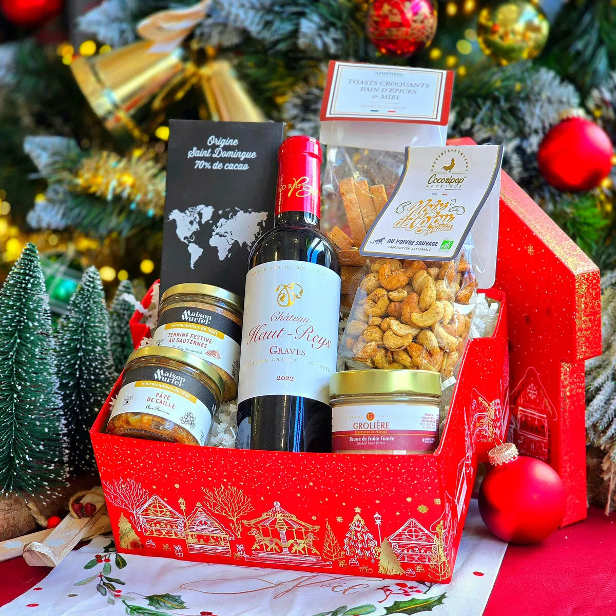 Coffret Gourmand "La Maisonnette" de Noël C'est Cela.webp