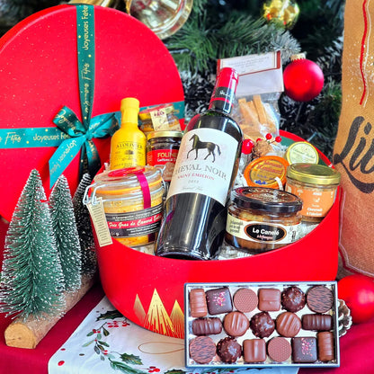 Cadeau Gourmand Cheval Noir Noël C'est Cela.webp