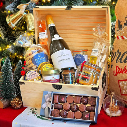 Coffret Gourmand Bois "Le Célébration" C'est Cela.webp