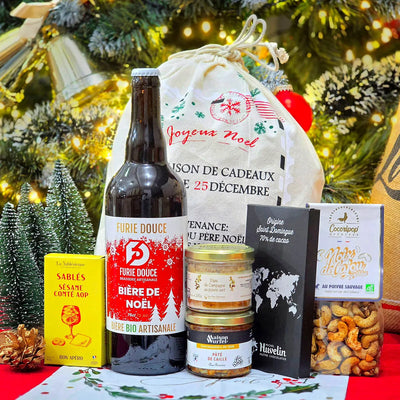 Cadeau Gourmand Noël Hotte "Bière de Noël"  C'est Cela.webp