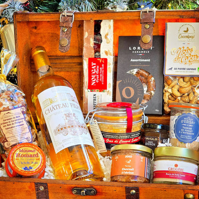 Panier Gourmand Grand Cru Noël intérieur C'est Cela.webp