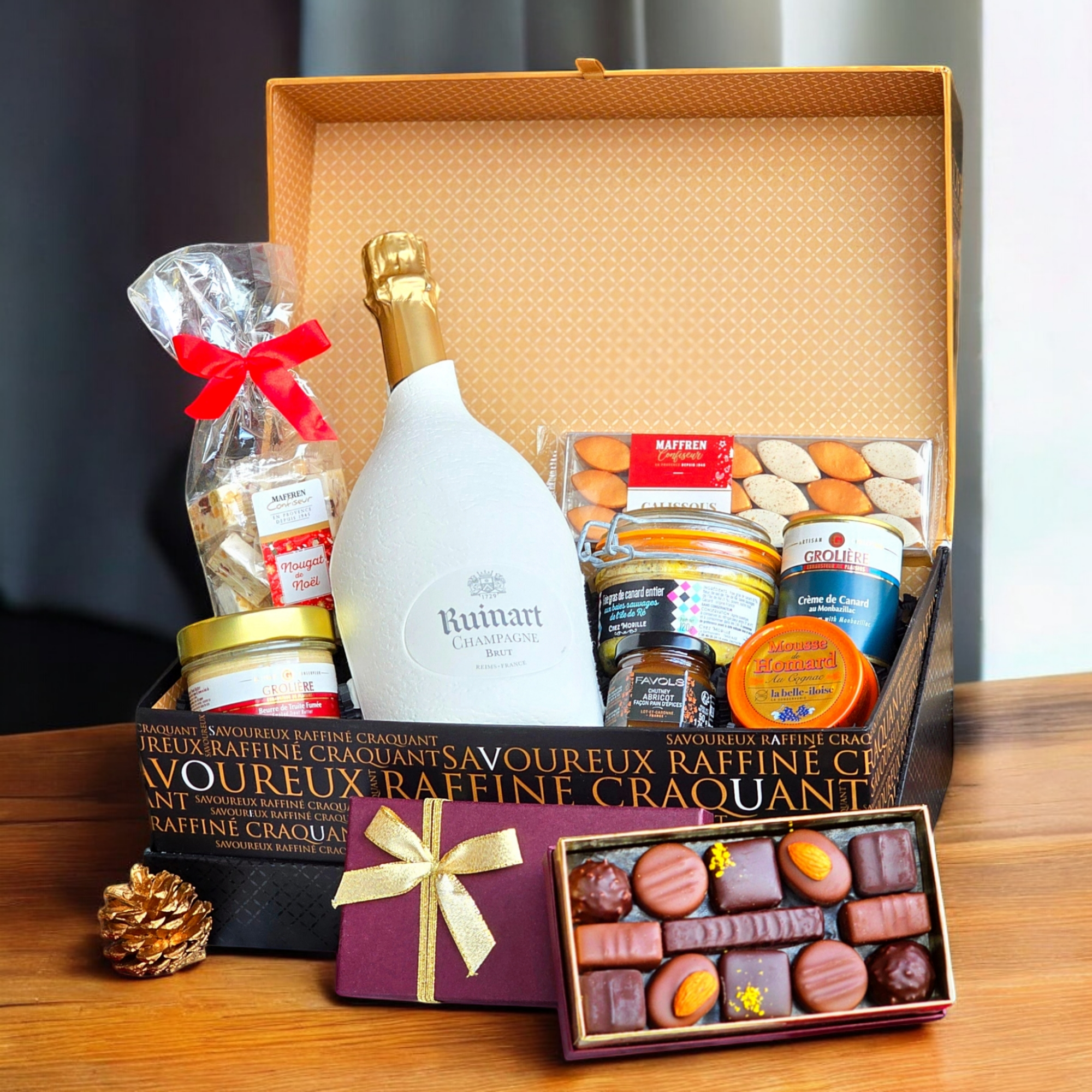 Coffret Gourmand Luxe "Le Ruinart"