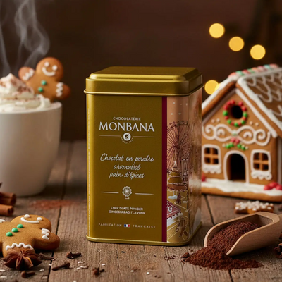 Chocolat en poudre aromatisé pain d'épices MONBANA