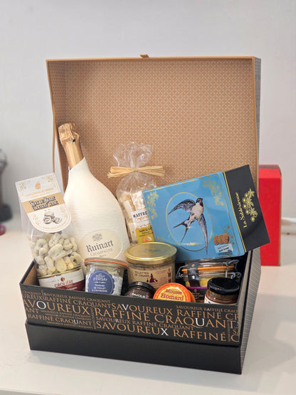 Luxury gourmet box "Le Ruinart"