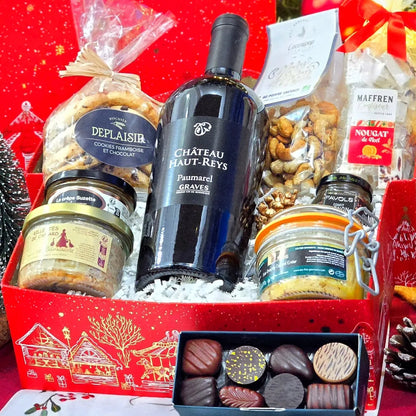 Coffret Panier Garni Maison de Noël C'est Cela.webp